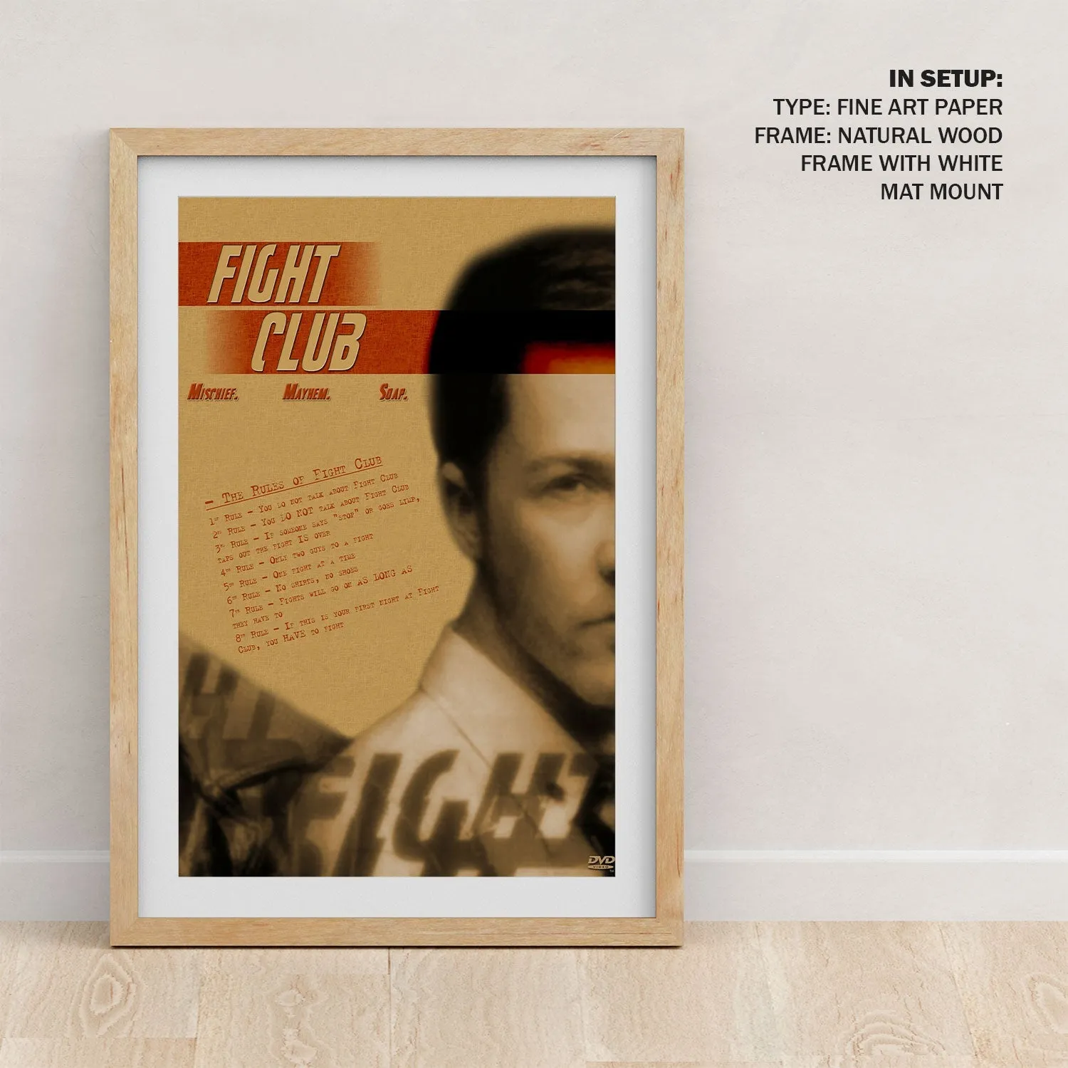 Fight Club Movie Poster Art 1