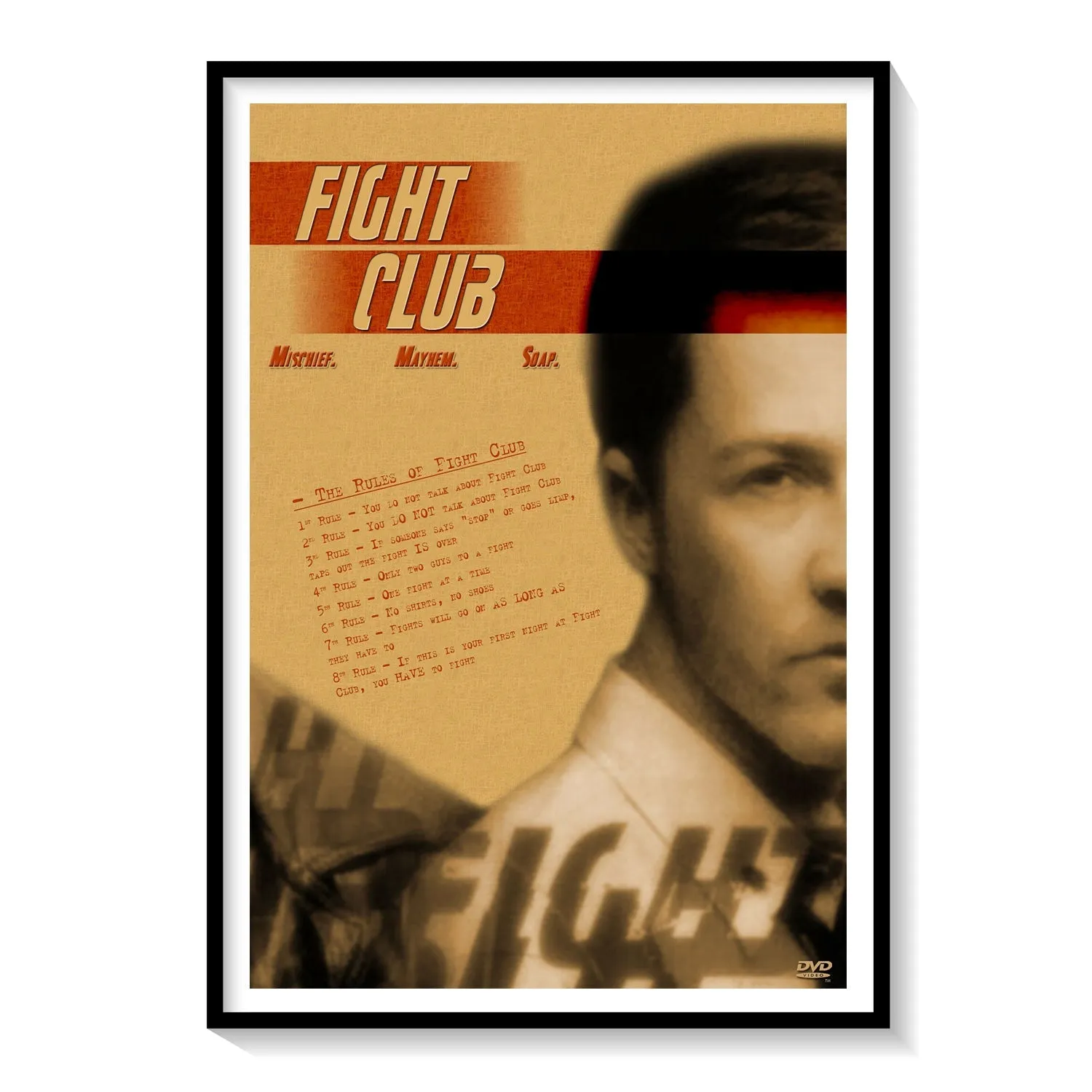 Fight Club Movie Poster Art 1