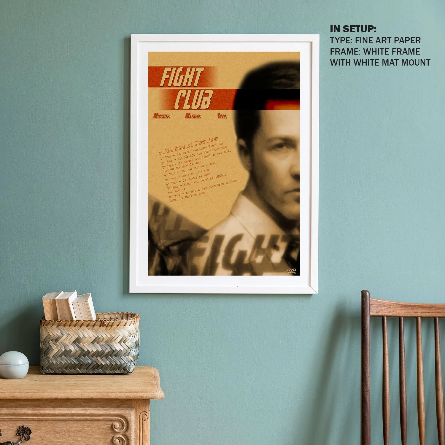 Fight Club Movie Poster Art 1