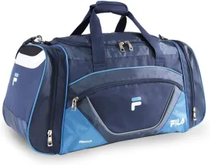 Fila Acer 25" Sport Duffel Bag, Navy Neon