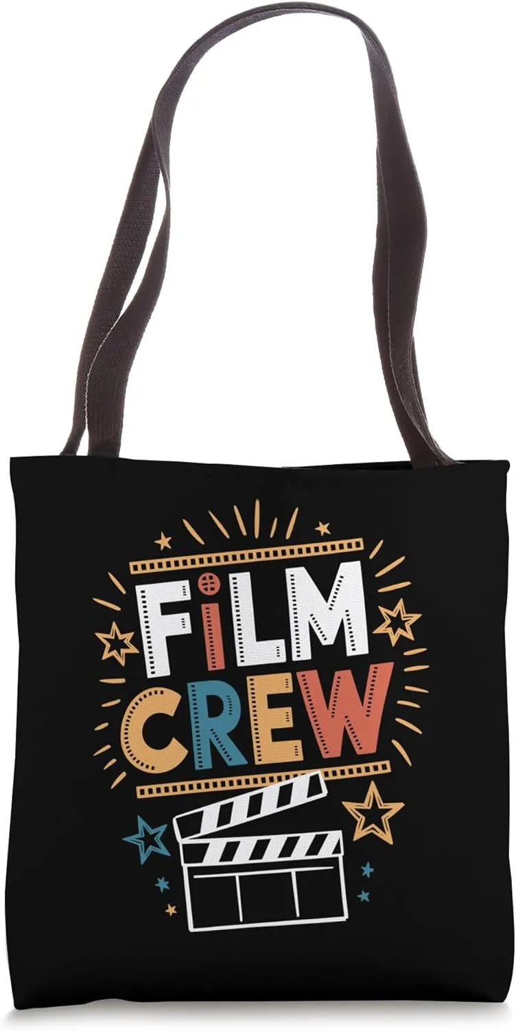Film Crew, Movie Filmmaking Filmmaker and Movie Director Tote Bag
