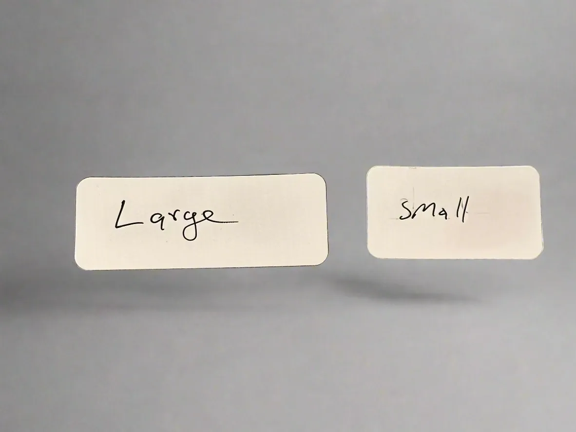 Film Swag Tag - White Board Small