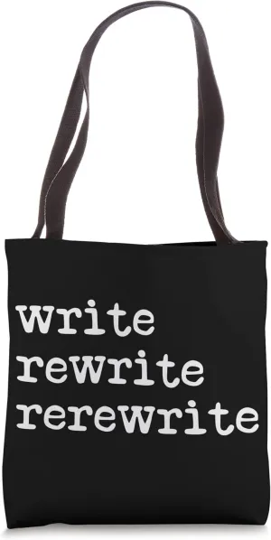 Filmmaking Book Author Write Rewrite Screen Writing Tote Bag