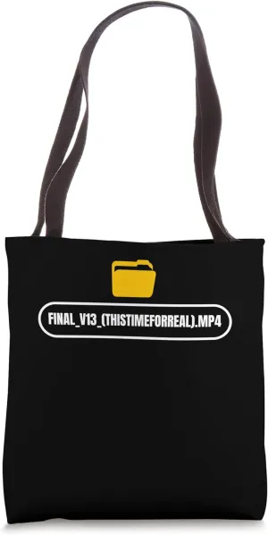 FINAL_V13.MP4 Editor Filmmaker Movie Tote Bag