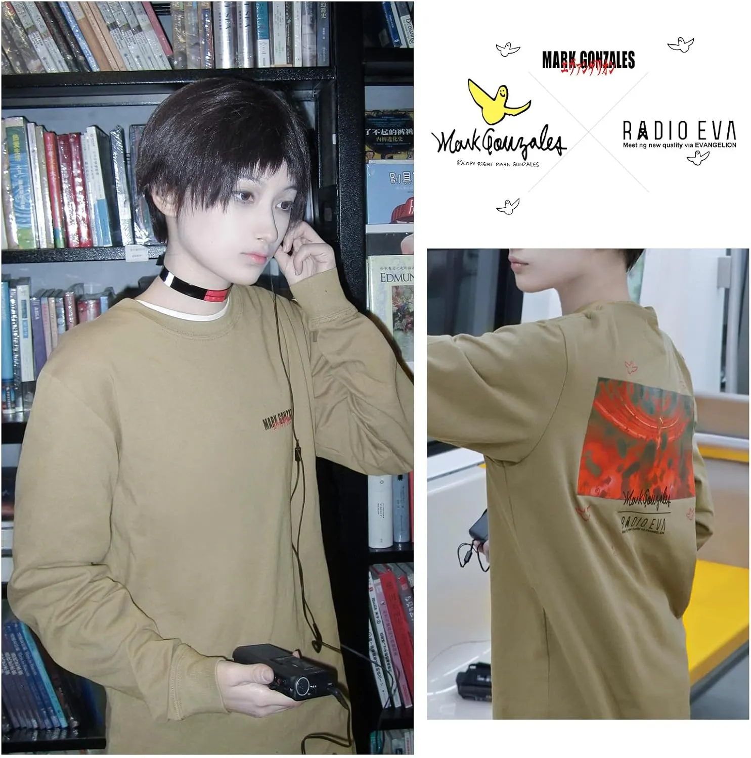 FIREFIRST Neon Genesis Evangelion Cotton Long Sleeve T-Shirt