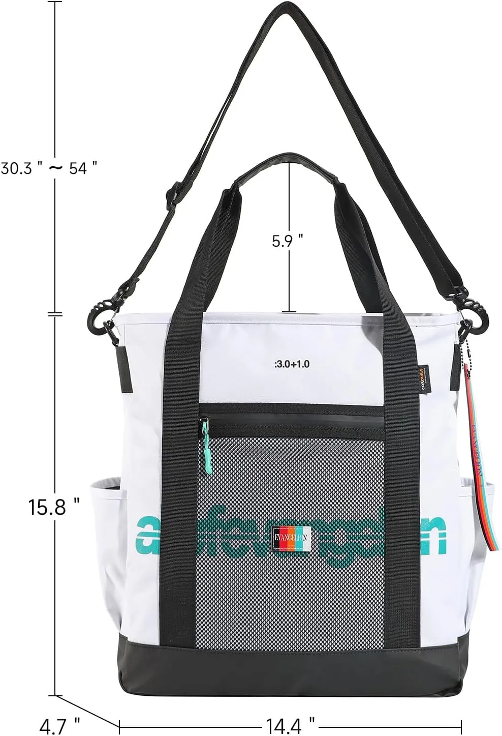 FIREFIRST Neon Genesis EVANGELION New Collaboration Series 2WY Tote Handbag Bag Crossbody Messenger Shoulder Bag