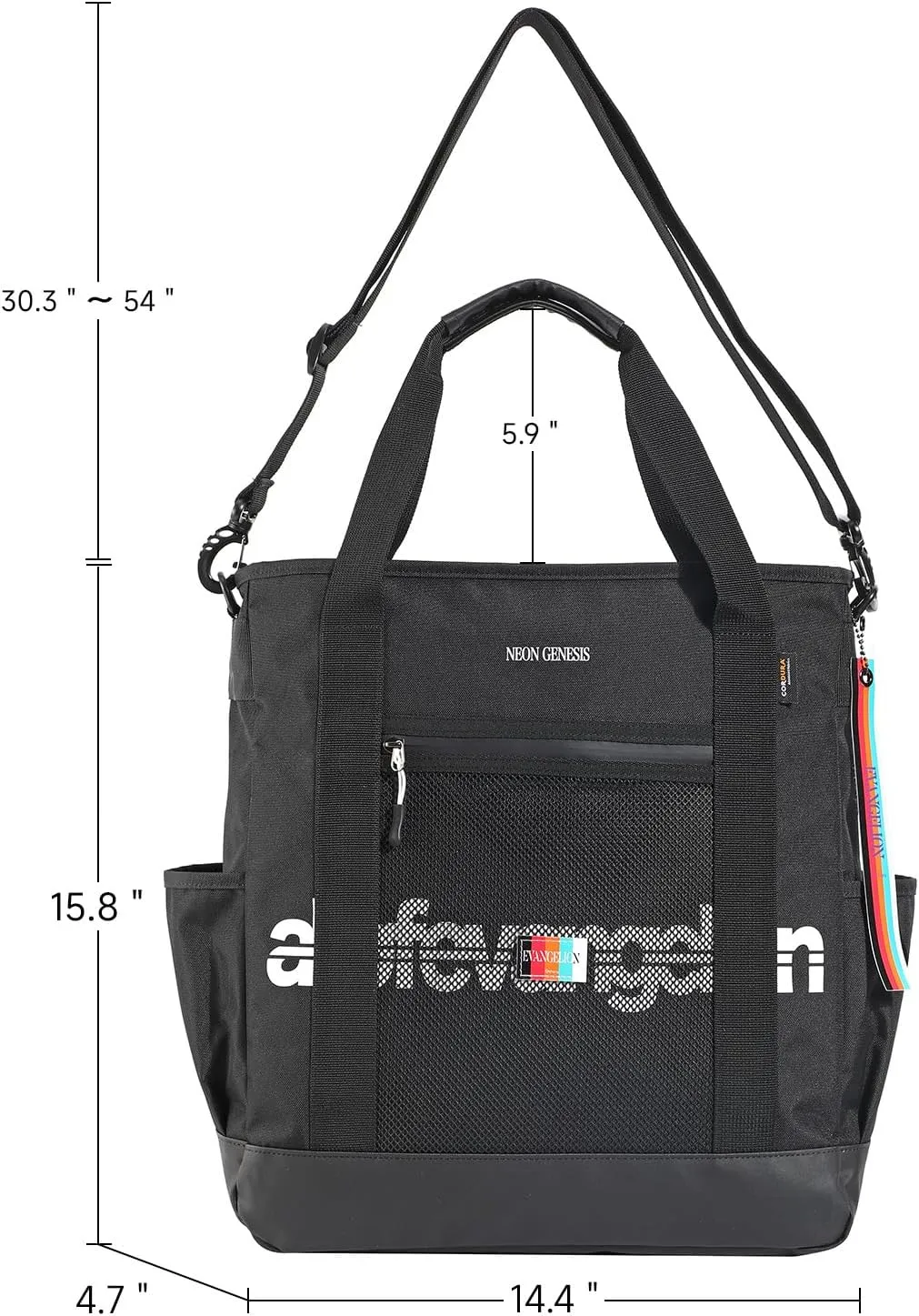 FIREFIRST Neon Genesis EVANGELION New Collaboration Series 2WY Tote Handbag Bag Crossbody Messenger Shoulder Bag