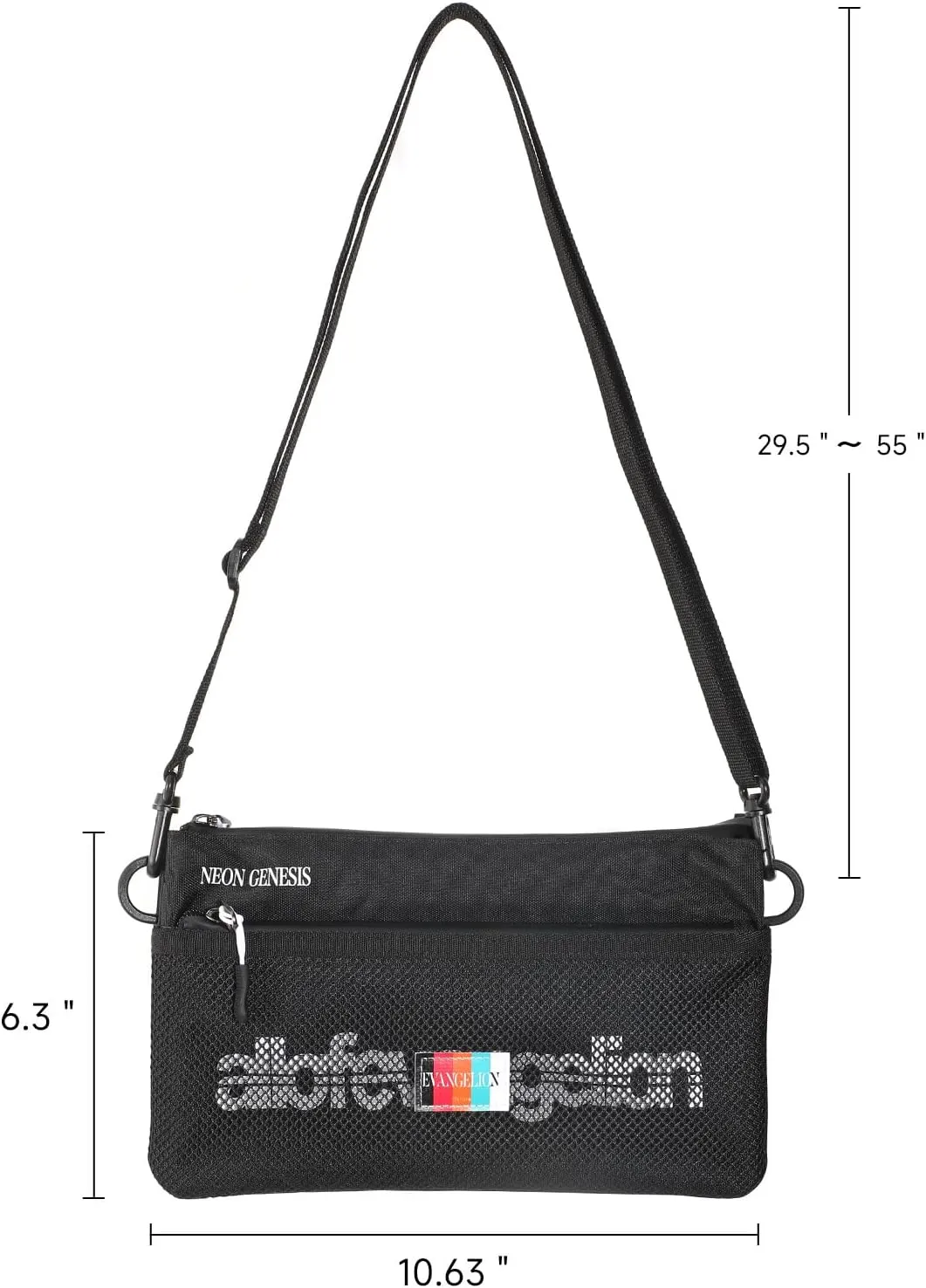 FIREFIRST Neon Genesis EVANGELION New Collaboration Series Crossbody Shoulder Sacoche Bag