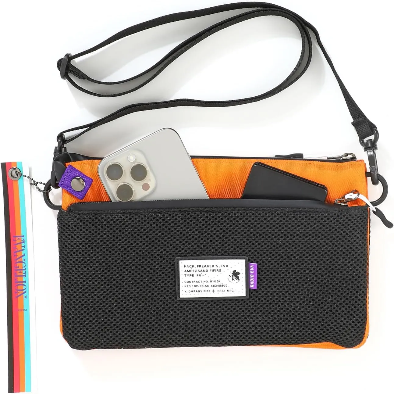 FIREFIRST Neon Genesis EVANGELION New Collaboration Series Crossbody Shoulder Sacoche Bag