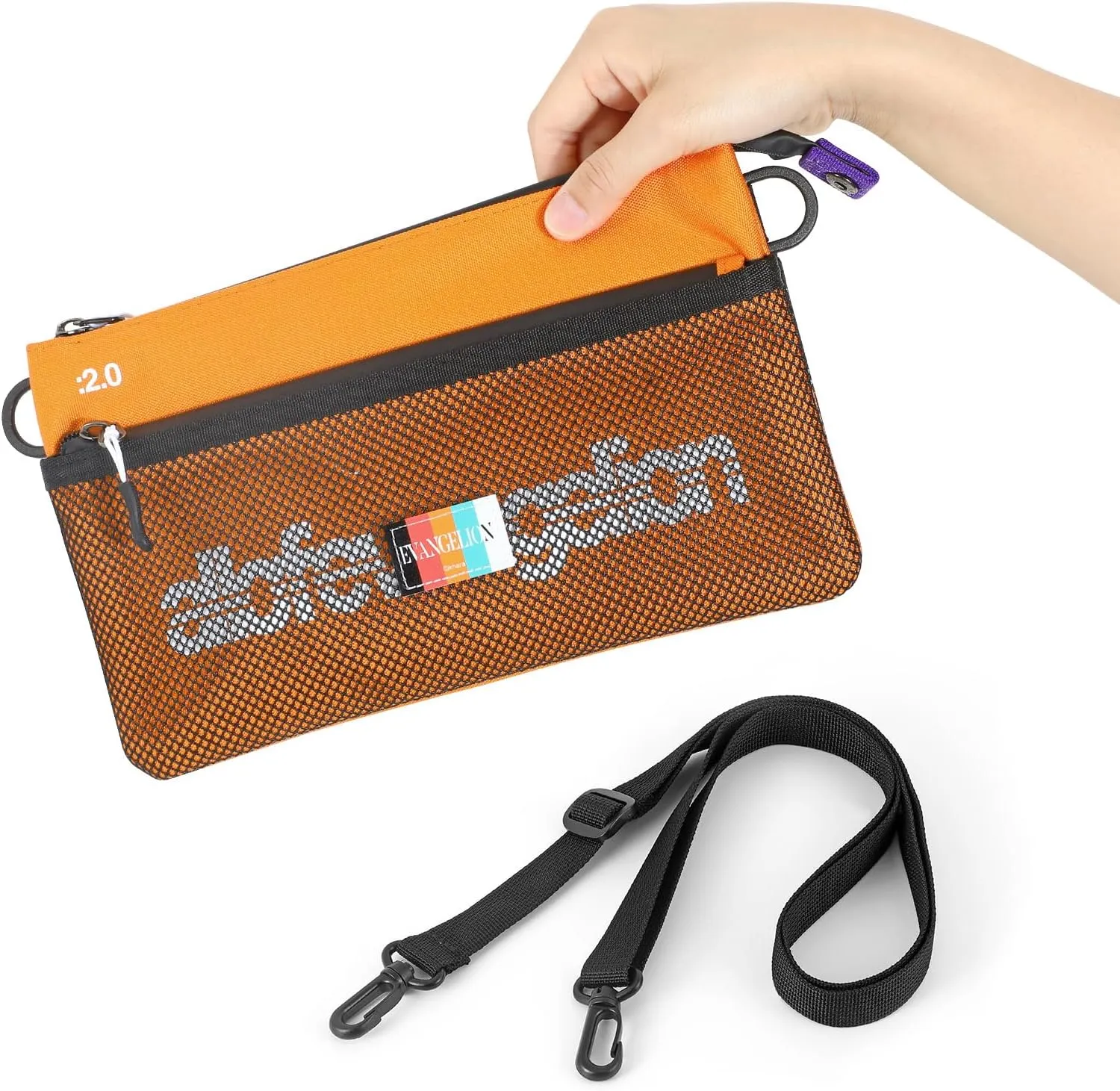 FIREFIRST Neon Genesis EVANGELION New Collaboration Series Crossbody Shoulder Sacoche Bag