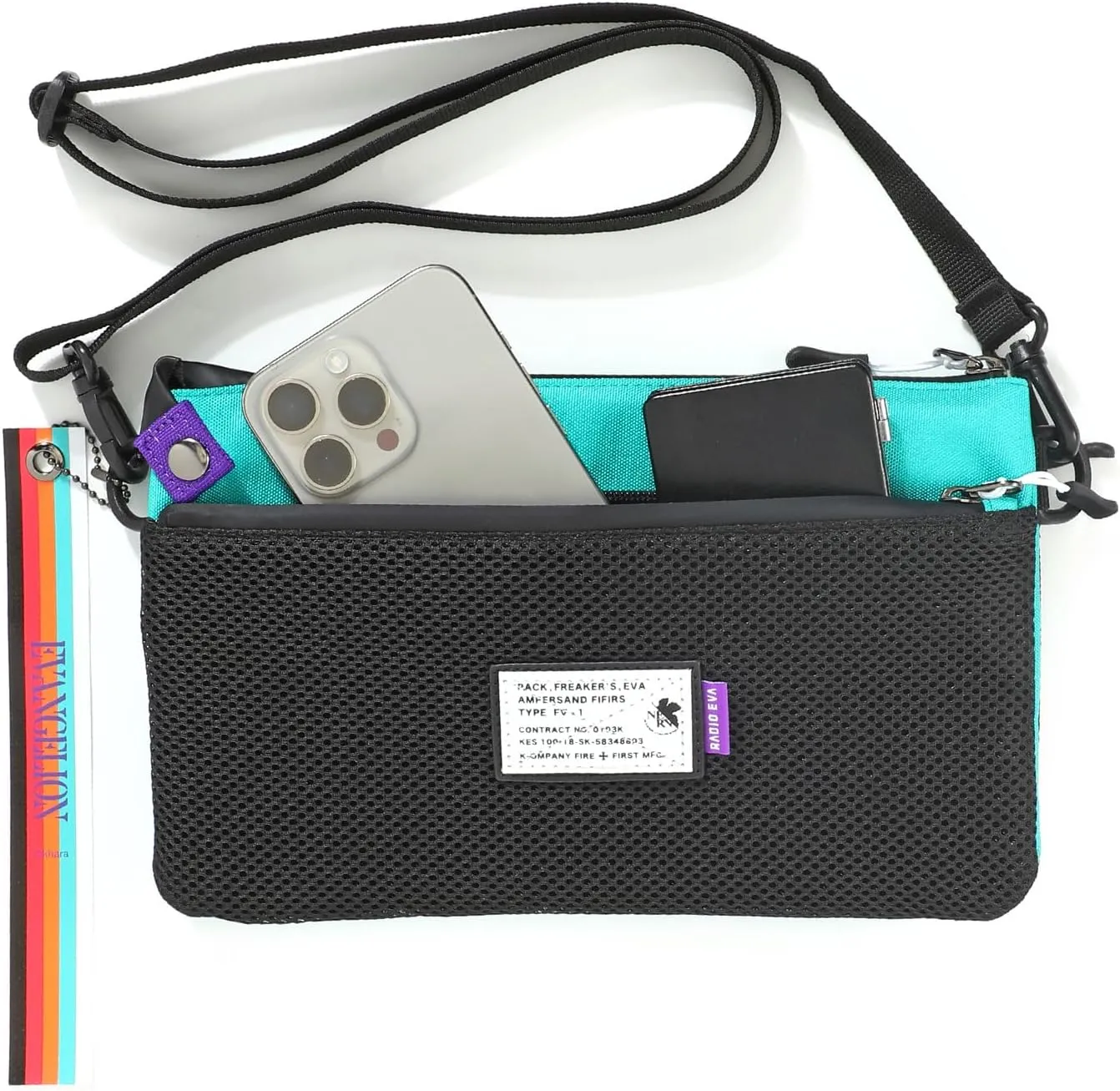 FIREFIRST Neon Genesis EVANGELION New Collaboration Series Crossbody Shoulder Sacoche Bag