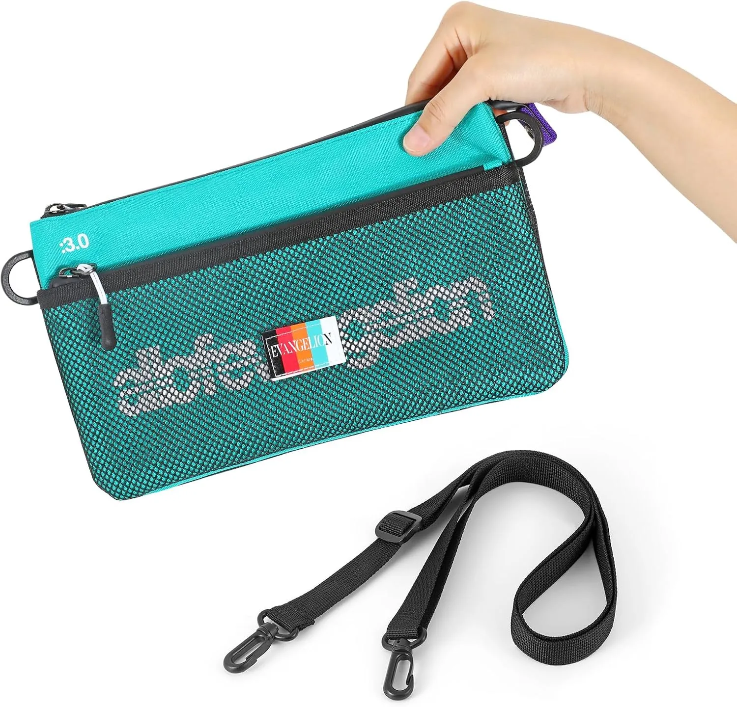 FIREFIRST Neon Genesis EVANGELION New Collaboration Series Crossbody Shoulder Sacoche Bag