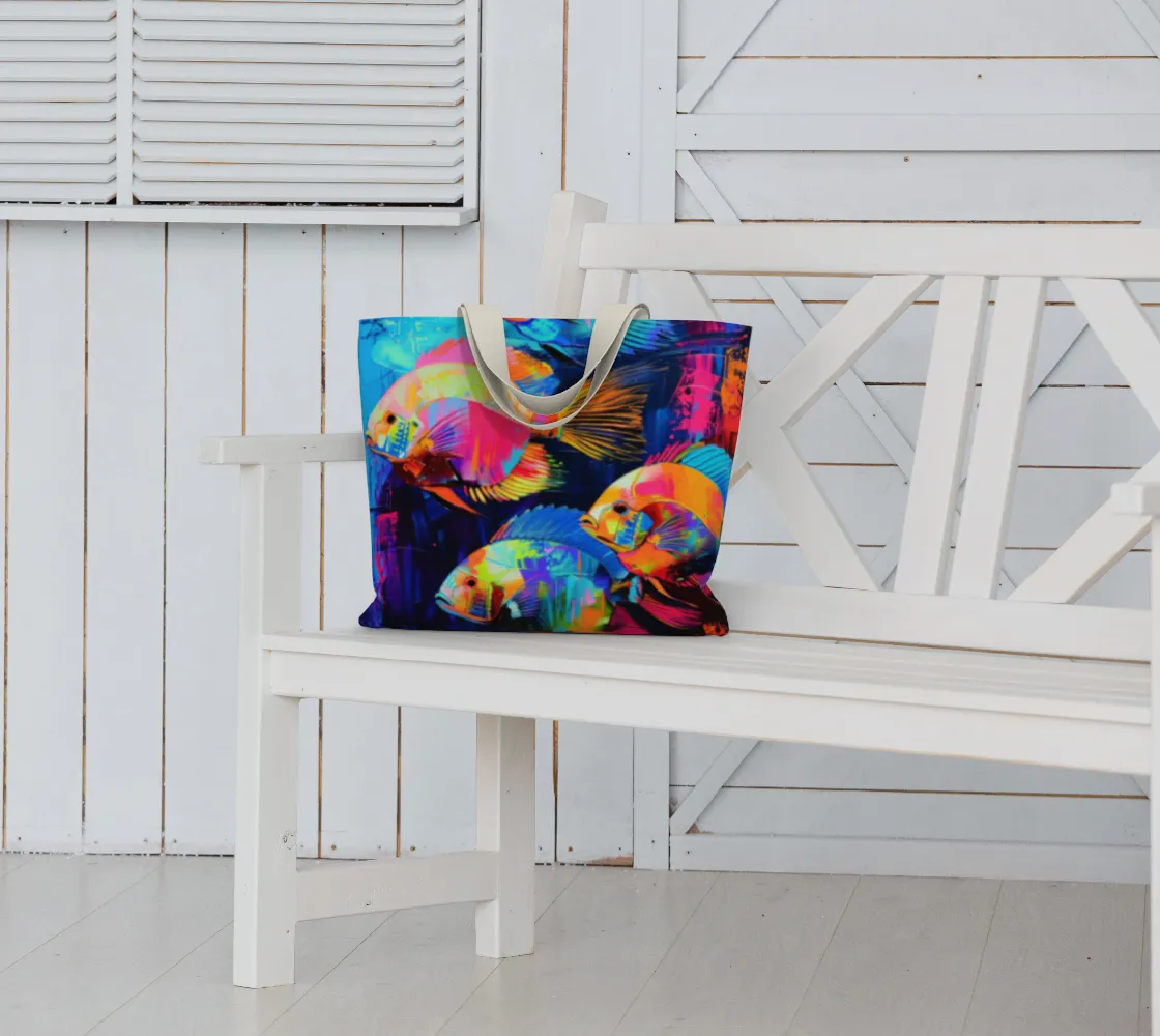 Fish 2 Large Tote