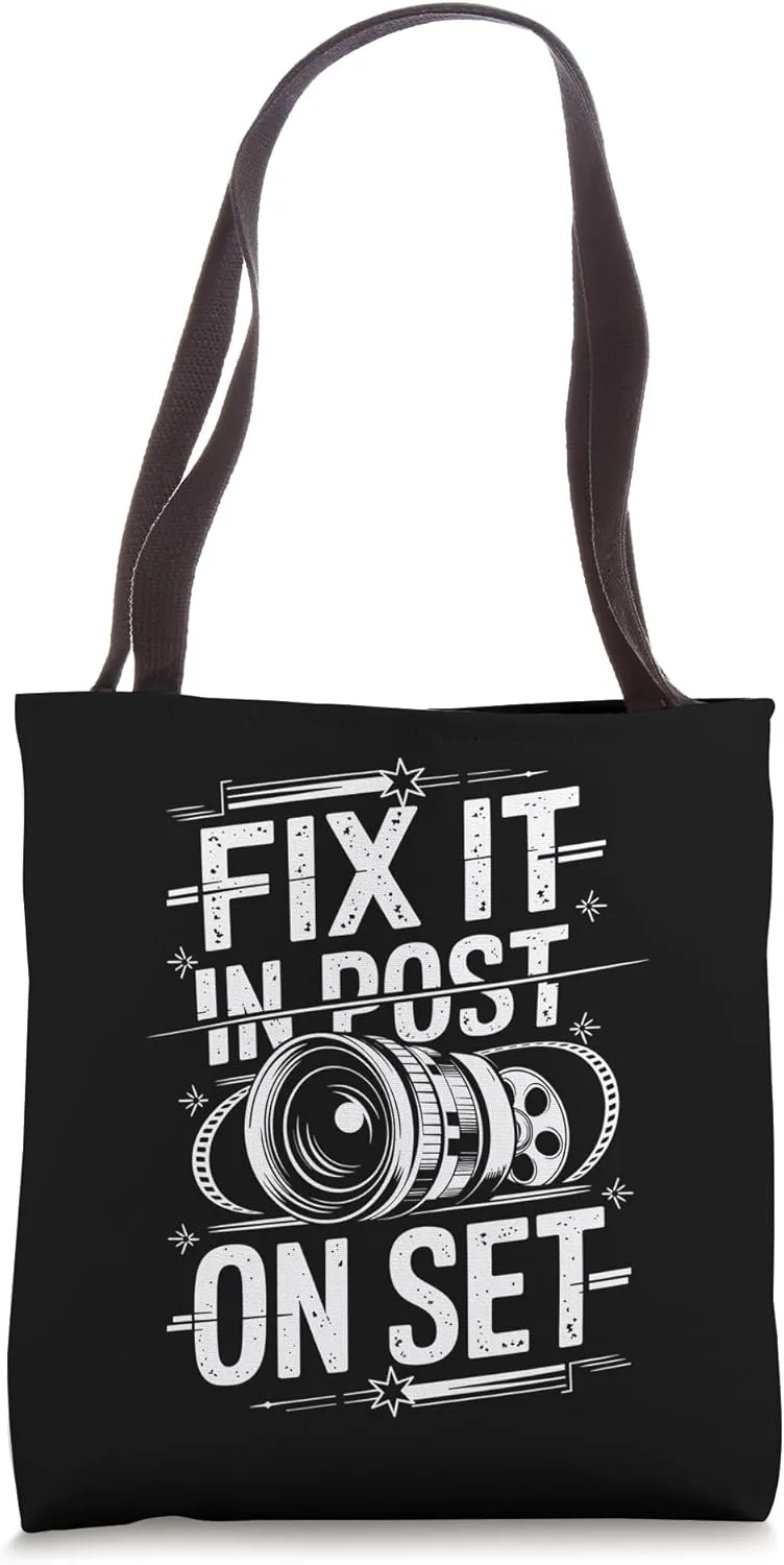 Fix It On Set, Filmmaker Movie Director and Producer Tote Bag