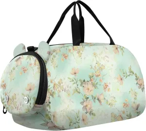Flower Duffel Bags for Boys Small Gym Bags for Teens Dance Bag for Girls