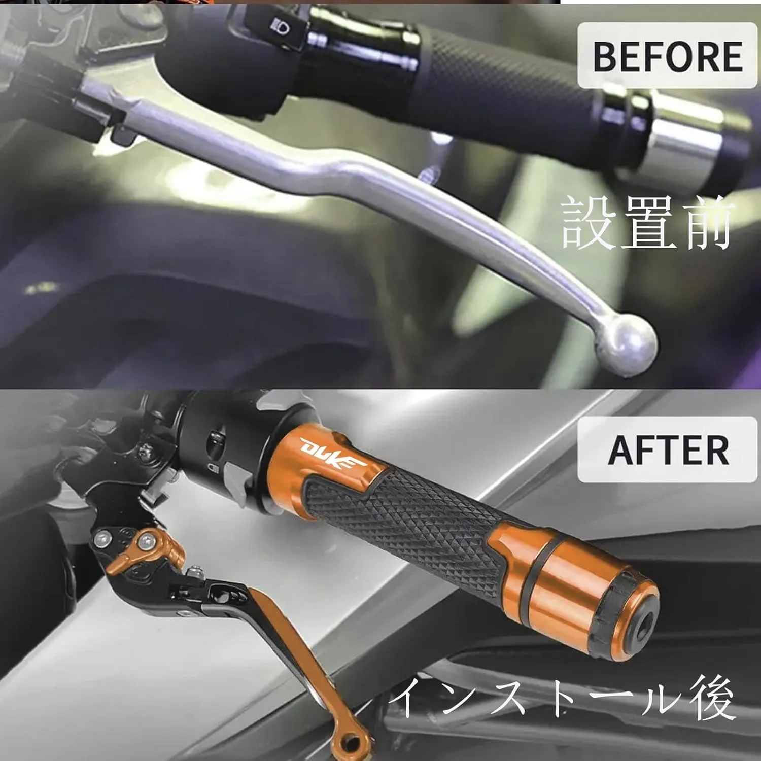 for Duke 390/250/200/125 2023 Adjustable Folding Clutch Lever Kit Scooter Brake Clutch Lever Handle Duke 390/250/200/125 2019-2023 Motorcycle Accessories (Black)