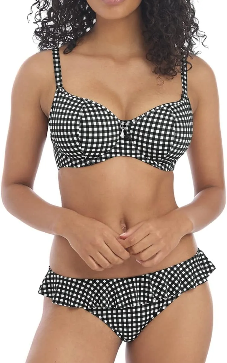 Freya Women's Check in Underwire Sweetheart Bikini Top