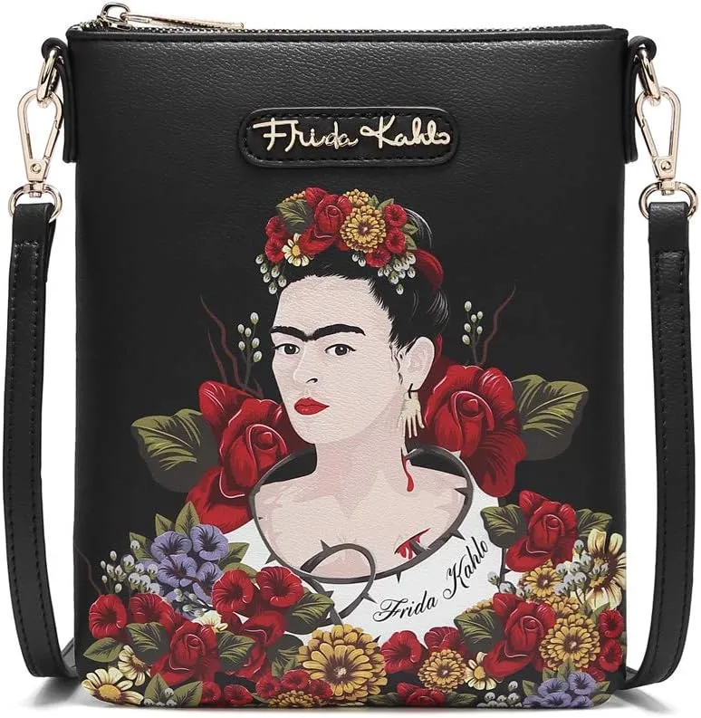 Frida Kahlo Flower Collection Cross Body Bag