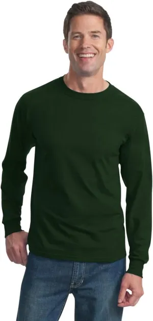 Fruit of the Loom Men's Long Sleeve Cotton T-Shirt