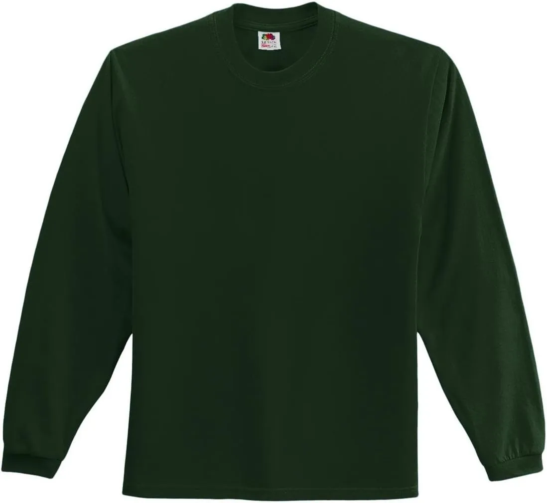 Fruit of the Loom Men's Long Sleeve Cotton T-Shirt