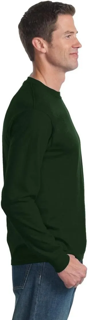Fruit of the Loom Men's Long Sleeve Cotton T-Shirt