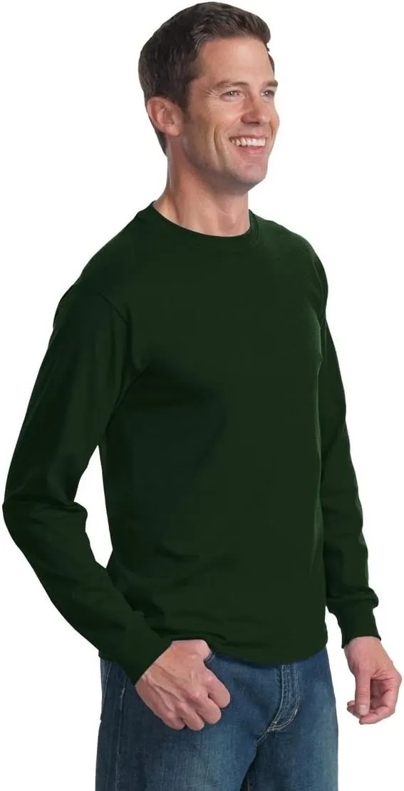 Fruit of the Loom Men's Long Sleeve Cotton T-Shirt