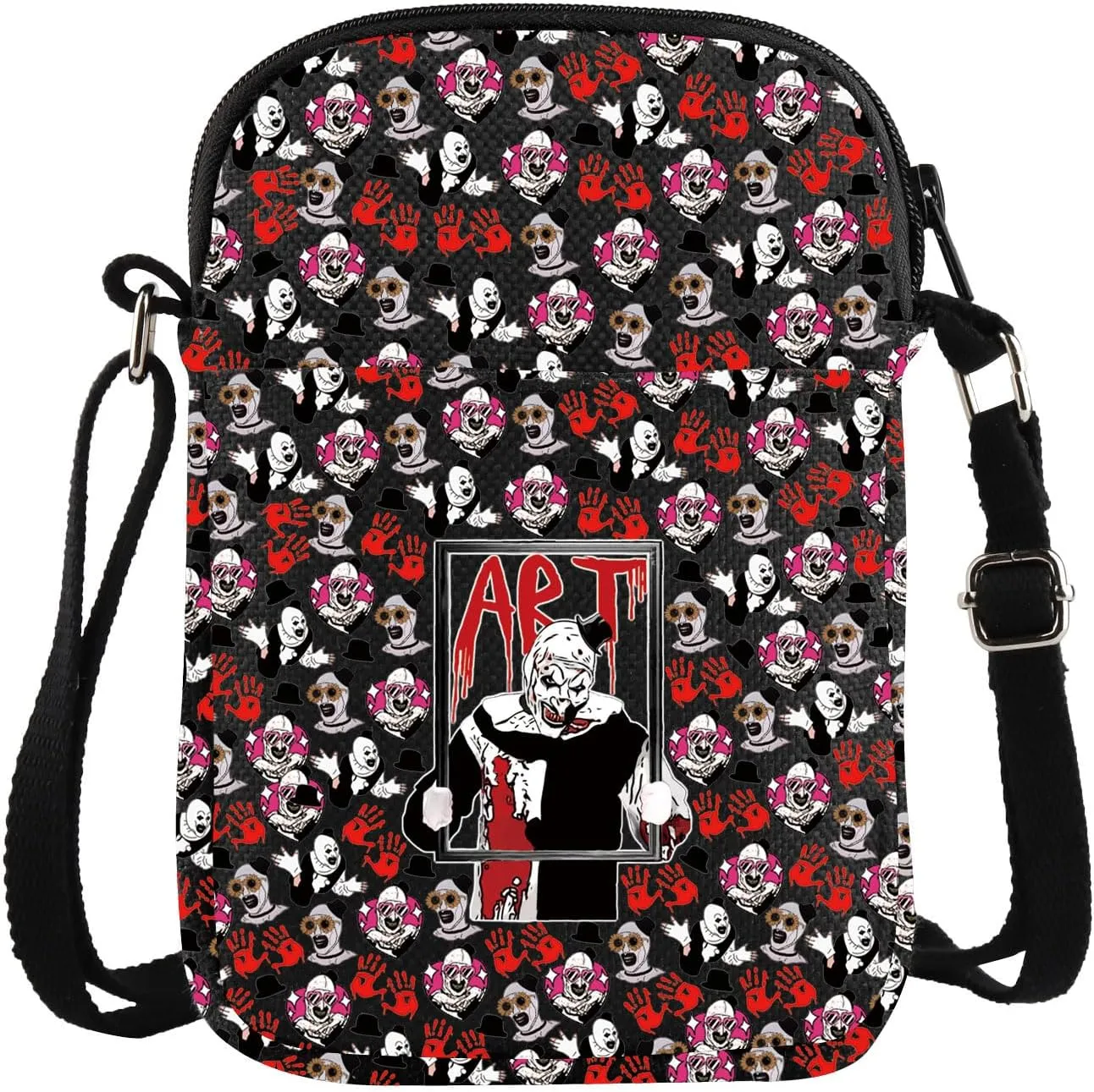 Funny Clown Movie Gift Clown Movie Art Merch Crossbody Bag Horror Terrifier Merch