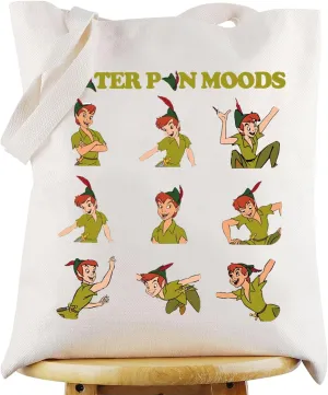 G2TUP Adventure and Freedom Movie Canvas Tote Bag Cartoon Fans Gift Fly Ability Shoulder Bag Fairy Movie Merch