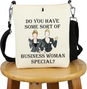 G2TUP Movie Inspired Gift Businesswomans Special Crossbody Bag Movie Fan Travel Bag 90s Movie Quote Merch