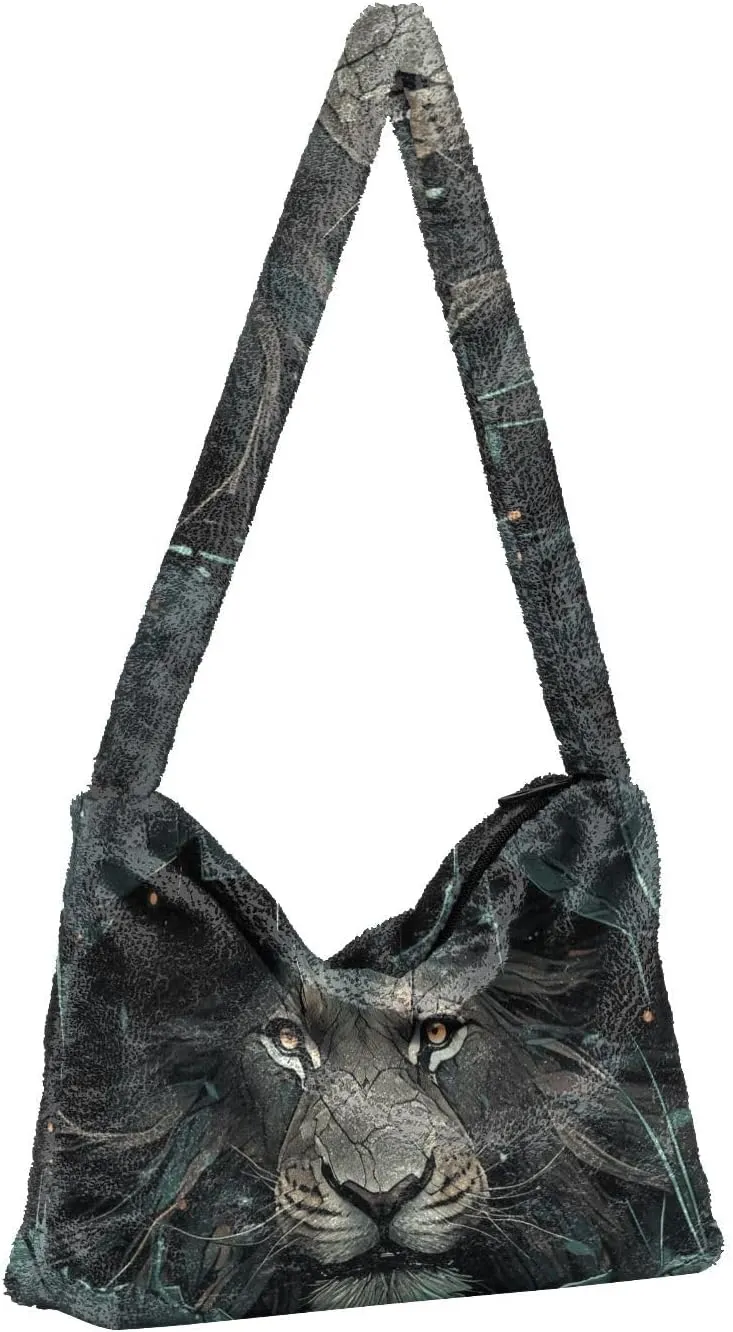 GAIGEO Cat Butterfly Ears in Backlight Forest Womens Shoulder Handbags, Handbags Shoulder Bags Women, Womens Outdoor Bag