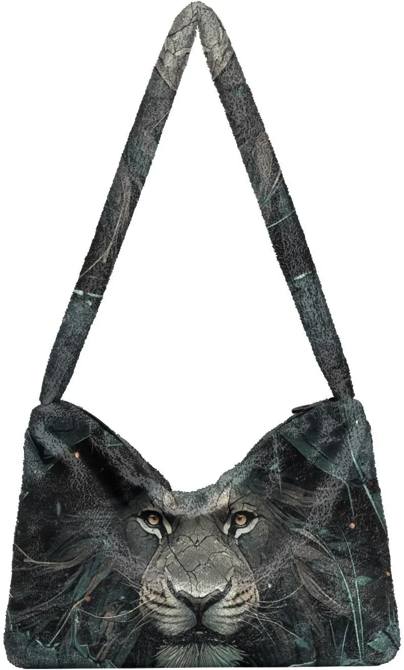 GAIGEO Cat Butterfly Ears in Backlight Forest Womens Shoulder Handbags, Handbags Shoulder Bags Women, Womens Outdoor Bag