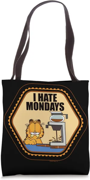Garfield I Hate Mondays Hexagon Print Tote Bag