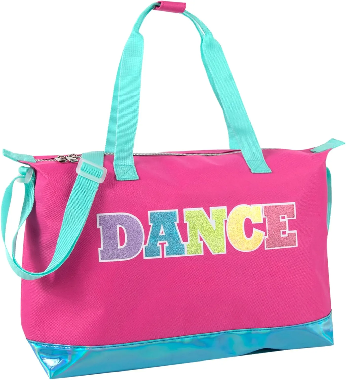 Garment Dance Shoulder Bags for Girls, Teen Dancers, Costumes, Boys | Holographic Glitter Dance Bag for Kids