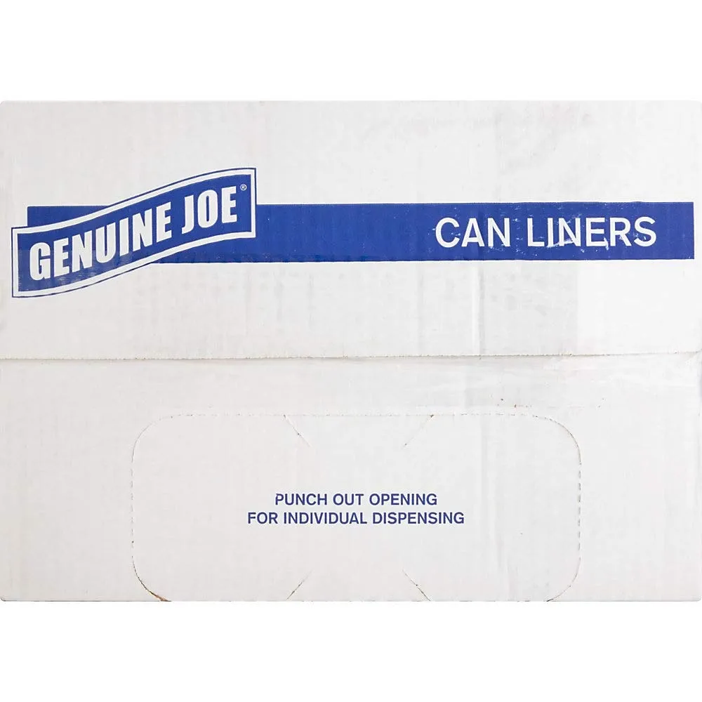 Genuine Joe - GJO70010 Economy High-Density Can Liners, 10 Gal, .24 mil (Pack of 1000)