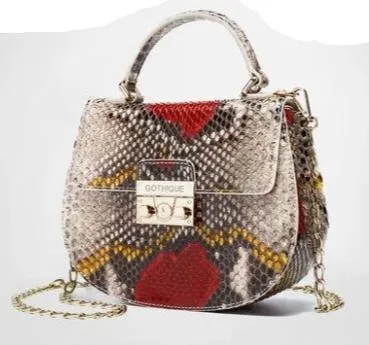 GENUINE PYTHON HANDBAG "COMA"