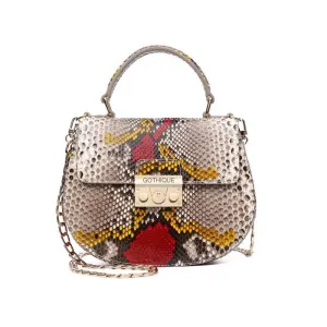 GENUINE PYTHON HANDBAG "COMA"
