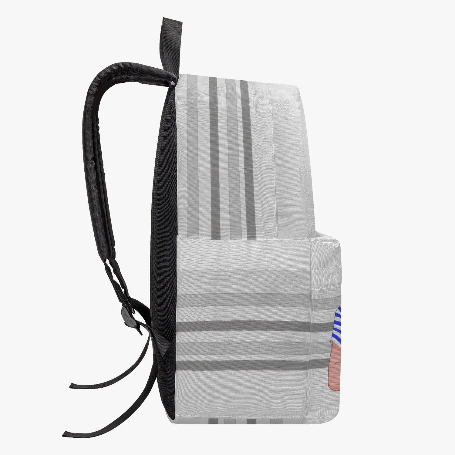 GLOBAL FREEDOM UNITED MEN FRENCH & RUSSIA OLD PEACE GREY All-over-print Canvas Backpack