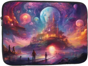 Glowing Mystery Castle Laptop Inner Bag Laptop Sleeve Case Briefcase Carrying Laptop Cover