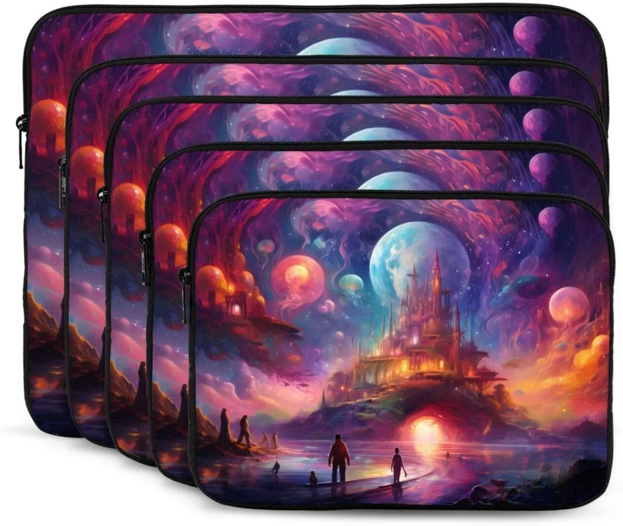 Glowing Mystery Castle Laptop Inner Bag Laptop Sleeve Case Briefcase Carrying Laptop Cover