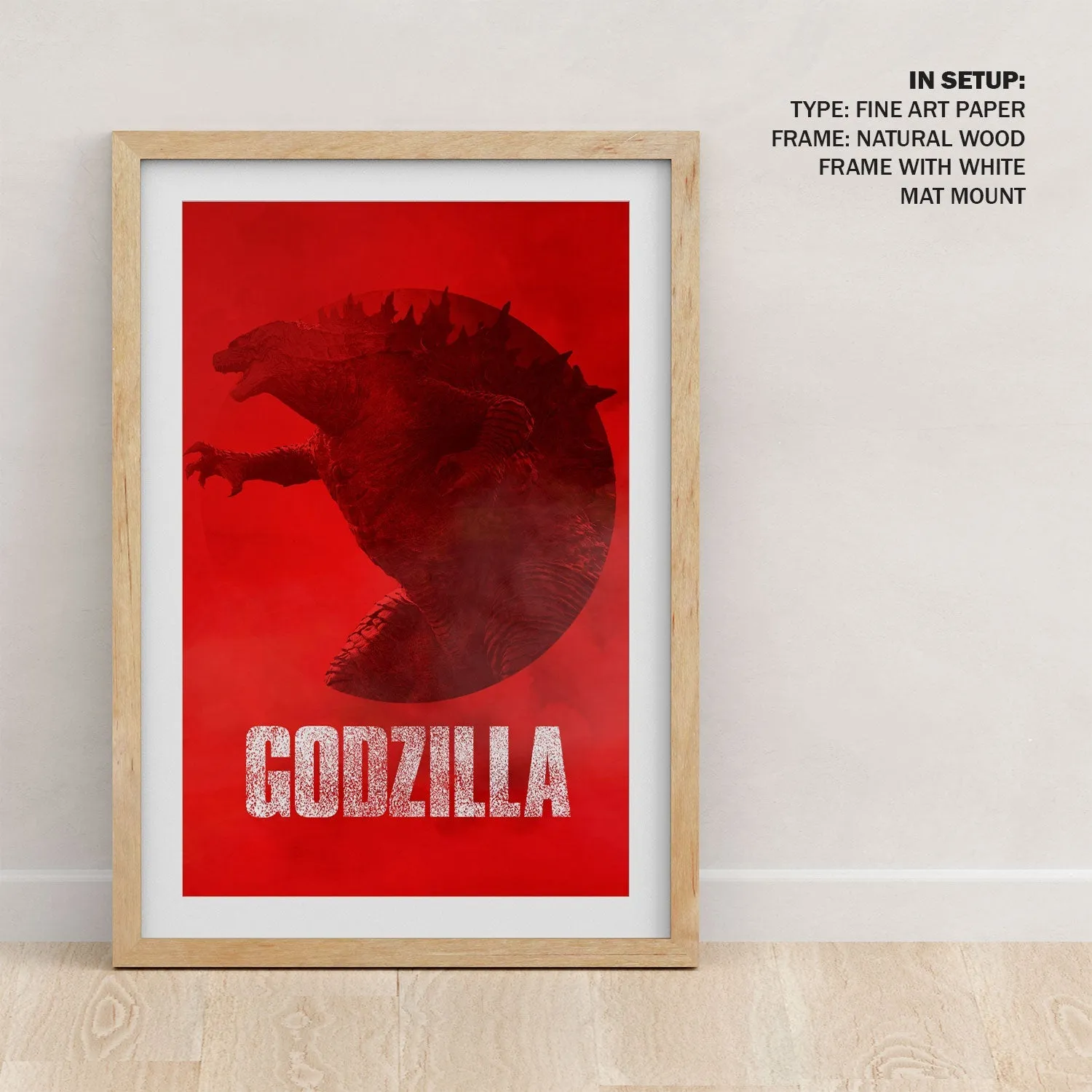 Godzilla (2014) Movie Poster Art 1