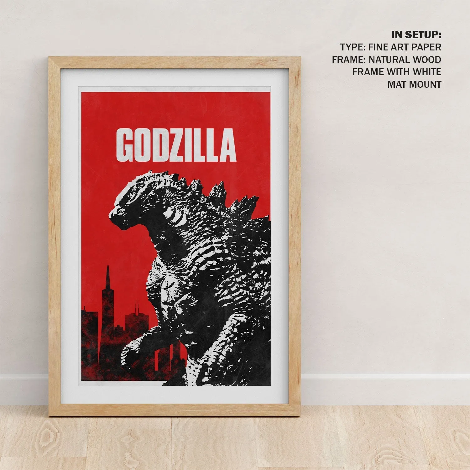 Godzilla (2014) Movie Poster Art