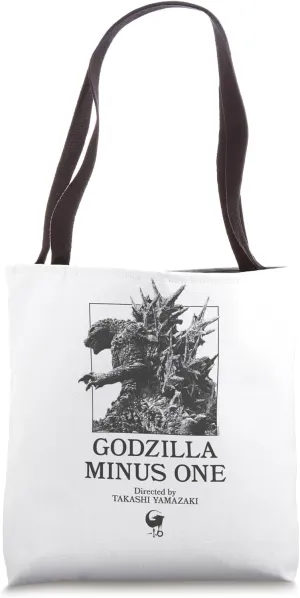 Godzilla Minus One Minimalist Movie Poster Retro Movie Tote Bag