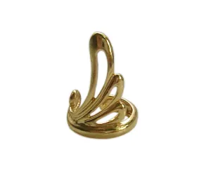 Gold Flowy Wing Ear Cuff – Elegant Non-Piercing Jewelry