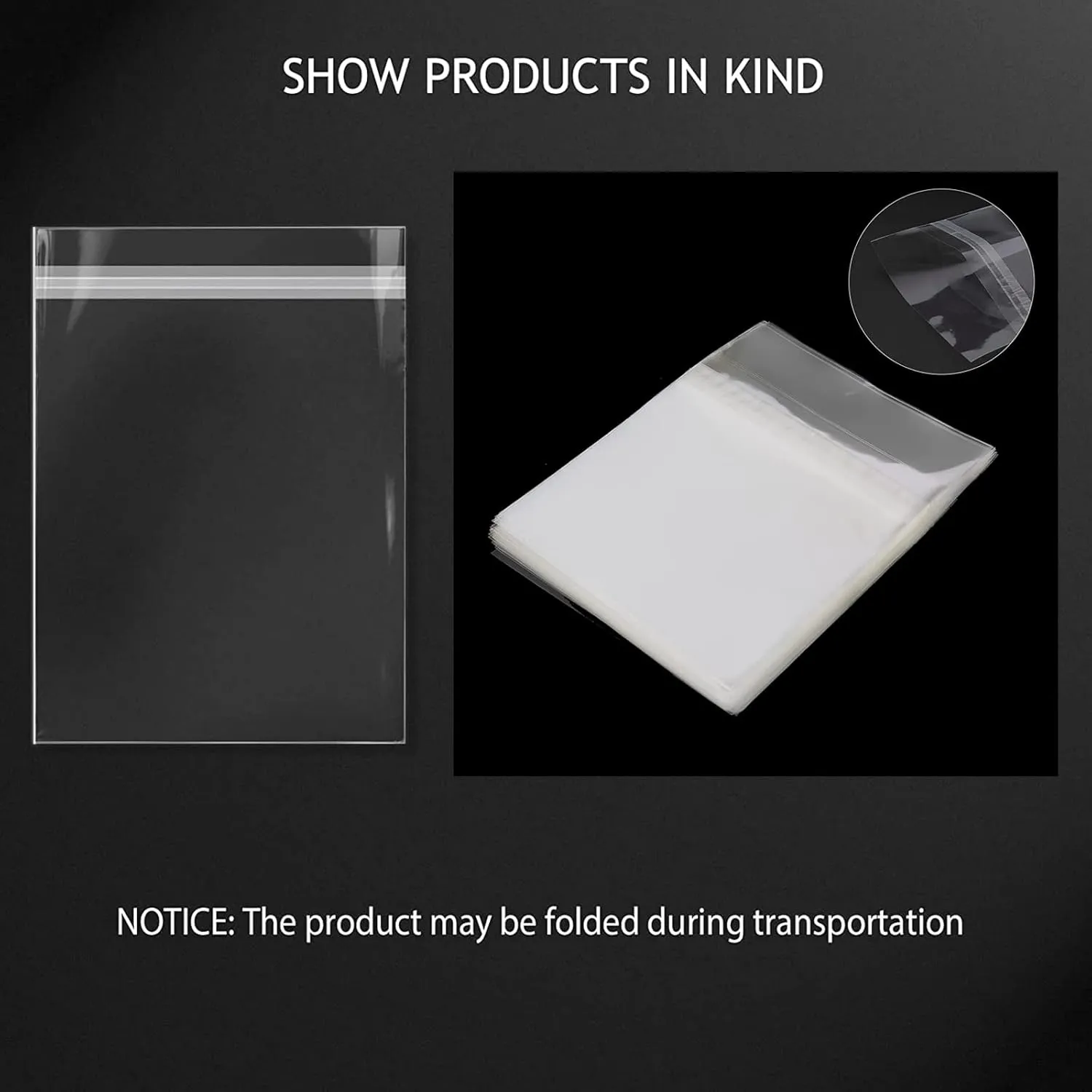 Golden State Art, 50 Pack Clear Bags for 11x17 Mats, Pictures, Acid-Free, 11 3/7" x17 1/2"