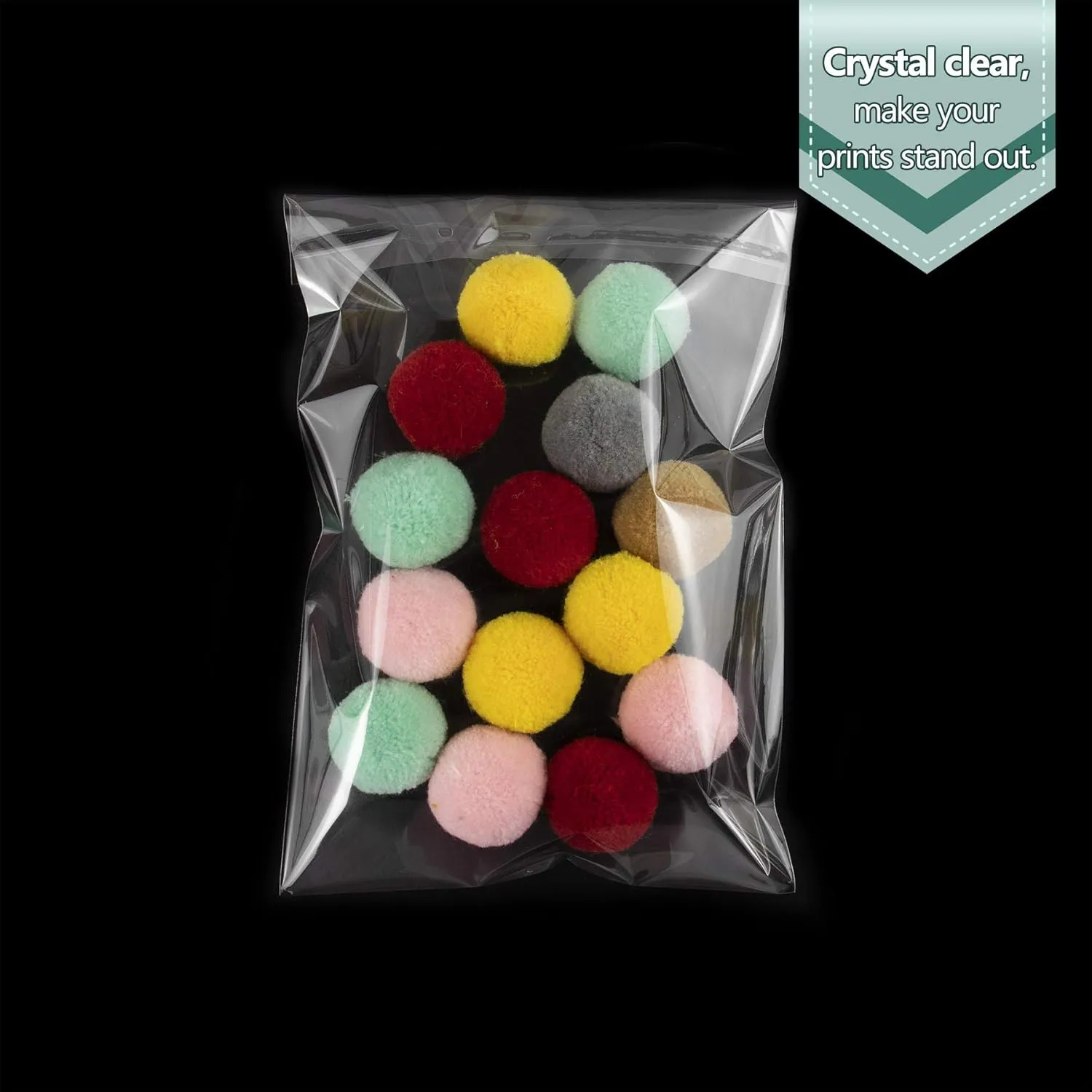 Golden State Art, Pack of 100 11 3/8" x 14 3/16" Acid-Free Crystal Clear Sleeves Storage Bags for 11x14 Prints/Photos/Framing Mat Mattes/Documents
