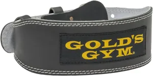 Gold's Gym G3368 Training Leather Belt Bk