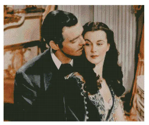 GONE WITH THE WIND - Full Drill Diamond Painting - 60cm x 50cm