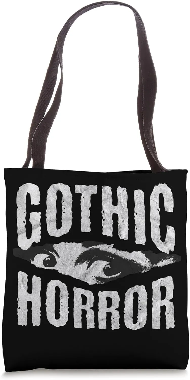 Gothic Horror Book Movie Film Genre Novel Halloween Student Tote Bag