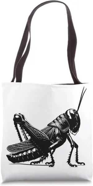 Grasshopper Dad Mom Lover - Monochromatic Grasshopper Tote Bag