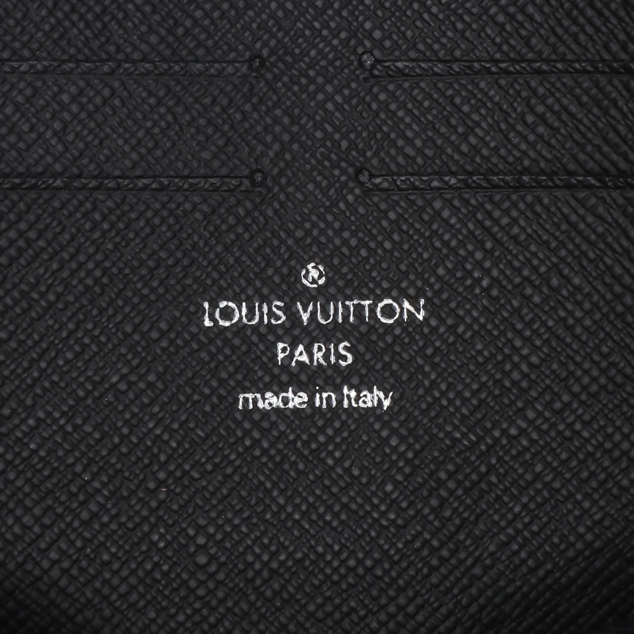 Gray Louis Vuitton Monogram Eclipse Reverse Pochette Voyage MM Clutch Bag